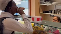 Man eats chicken inside ISKCON restaurant in London, sparks outrage video viral