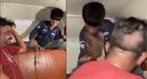 pitbull attack in mumbai owner laughs as dog chases boy video goes viral