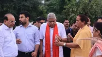  Jagdeep Dhankhar had fainted at an event in Delhi 17 july before resignation