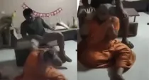kota man brutally assaults mother over property dispute video viral