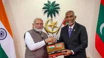 pm modi maldives visit gave a loan of Rs 4,850 crore to muizzu india maldives relations