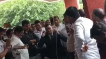 Uttar Pradesh Shahjahanpur Lawyers Made IAS Do Sit Ups, Video Viral