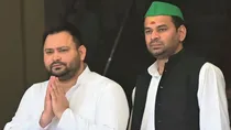 Tej Pratap challenges Tejashwi If you are Arjun, prove it by playing the flute like me