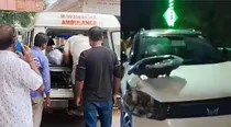 Kanpur MLA Car Hits Bike Rider