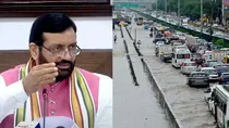CM Nayab Saini on gurugram flood haryana sinks after rain