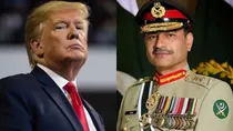 Donald Trump and Asim Munir