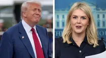 Donald Trump on us press secretary Karoline Leavitt sparking controversy