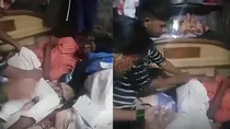 Kanpur thief slept in house after stealing family members beat him police arrest
