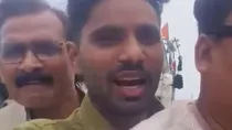 Bhagalpur BJP MLA takes lift from biker got asked questions regarding bad condition of road