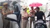 delhi police teach traffic rule breakers a lesson with rakhi on raksha bandhan  