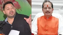 Tejashwi Yadav and Vijay Sinha
