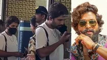 allu arjun viral video airport