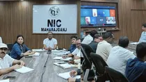 maharajganj dm meeting interrupted by porn video female bsa officer files fir