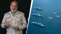 satellite imagery maxar and damien symon shows pakistan navy fled to iran during op sindoor