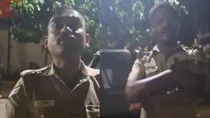 chennai police viral video officer tells woman harassment happens if you go out after midnight