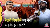 ground report ssc stenographer protest techer sk jha raises issue of railway reforms