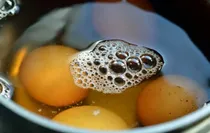 virgin boiled eggs in Chinese city of Dongyang during spring season as snacks