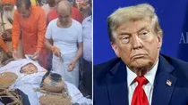 Donald Trump, Donald Trump Mock Funeral, Bhopal, Mock Funeral