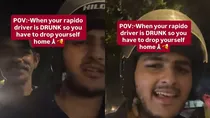 Drunk Rapido Rider Man Himself Drive Bike To Reach Home 