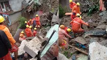 himachal pradesh kullu landslide four people rescued from debris one died