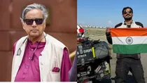 Shashi Tharoor Comment On Indian traveller bike stolen in UK