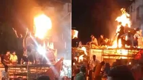 MP Ujjain Fire Stunt Show Accident 