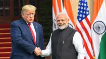 Donald Trump With Narendra Modi in US