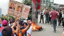 Nepal Protesters set fire to Information Minister's house gen z protests on social media ban