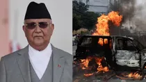 nepal protest PM KP Oli preparing to flee to Dubai protesters occupy President's residence