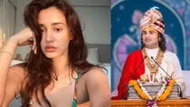 disha patani, aniruddhacharya, 
