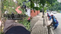 Canadian citizen shared a video of Bengaluru dirty footpath 