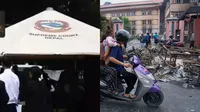 Supreme Court opened in a tent in Nepal files of old cases destroyed