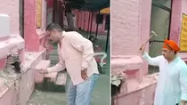 Varanasi Hindu organizations broke drain of women hospital calling it a religious place