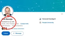 Noida mans Assistant to my wife job title on LinkedIn goes viral