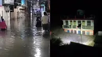 heavy Rains causes flood in many parts of hyderabad whereas people trapped under debris in Chamoli Uttarakhand