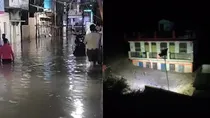heavy Rains causes flood in many parts of hyderabad whereas people trapped under debris in Chamoli Uttarakhand