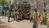 Udhampur  encounter with terrorists Soldier injured 