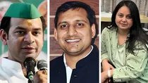 Tej Pratap Yadav support his sister Rohini acharya against Sanjay yadav tejashwi yadav