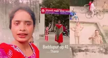 up barabanki girl refuses to delete viral reel police threat