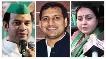 tejashwi yadav lalu yadav sanjay yadav rohini acharya