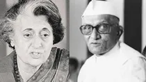 indira gandhi morarji desai congress janta party