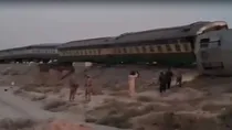jaffar express blast in pakistan coaches derail and overturn