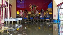 Kolkata Rain Update: Durga Puja Pandals Damaged, Markets Shut