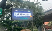 Bengaluru, AI Billboard, AI Billboard, traffic challan, challan, online challan, pending challan