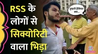 ghaziabad viral video supervisor is seen refusing RSS members permission to hold a shakha 