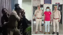 women attacked police who came to arrest an accused video viral