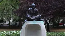 London Tavistock Square Mahatma Gandhi Statue Vandalized