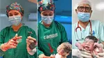 Newborn baby holding IUD device in brazil video viral