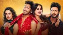 sanya malhotra, varun dhawan, janhvi kapoor, rohit saraf,