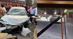 up gaziyabad morning walk car accident three women dead one injured